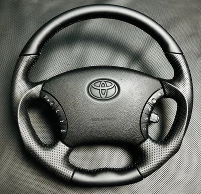 TOYOTA PRADO 120 SERIES LEATHER STEERING WHEEL FOR TOYOTA PRADO (2002-2009)