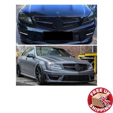 FRONT RADIATOR GRILL Compatible with MERCEDES C CLASS W204 C204 2007-2014 NEW