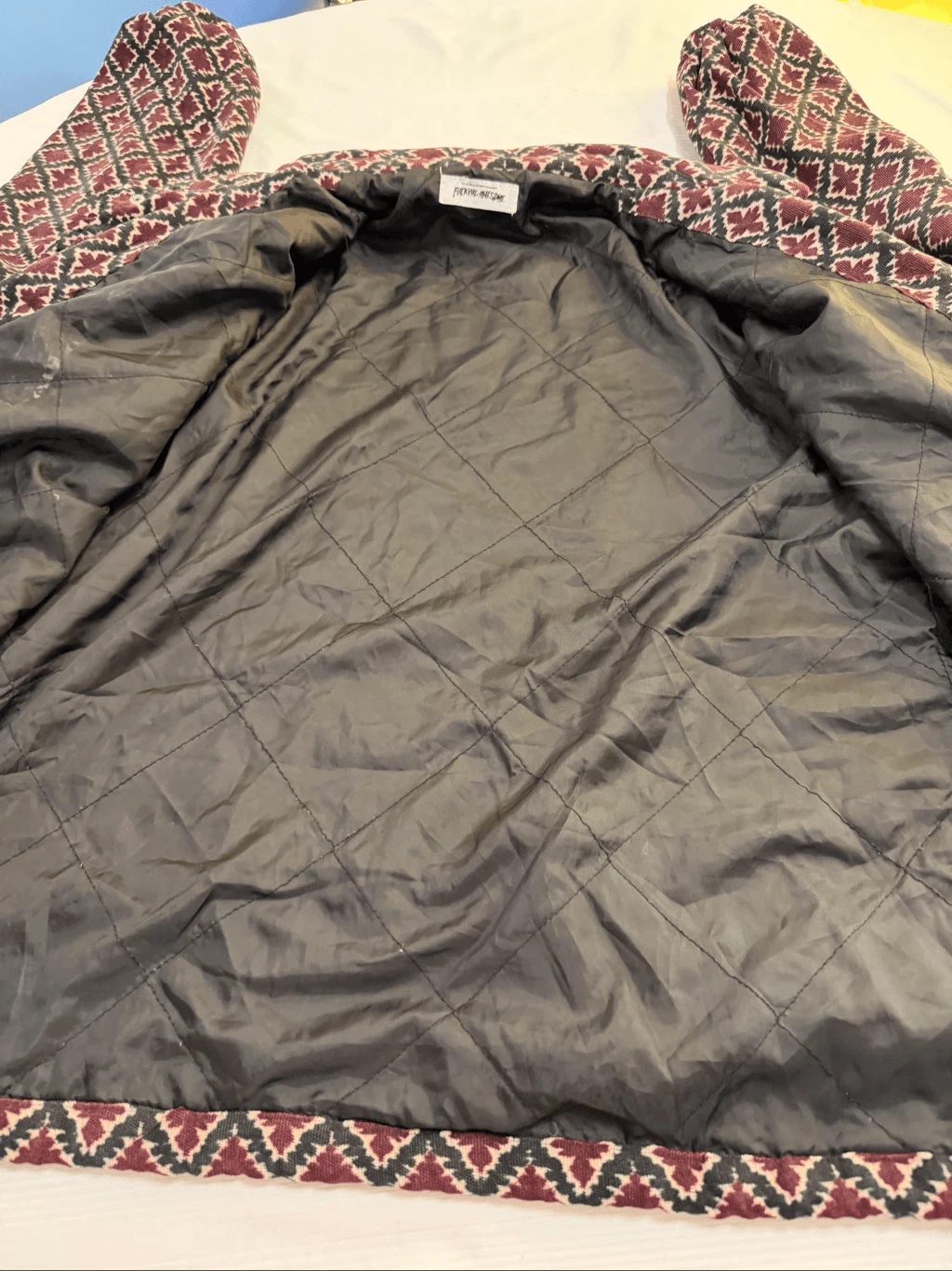 F*cking Awesome Embroidered Eyes Coaches Jacket Size XL See Measurements - product detail image 8