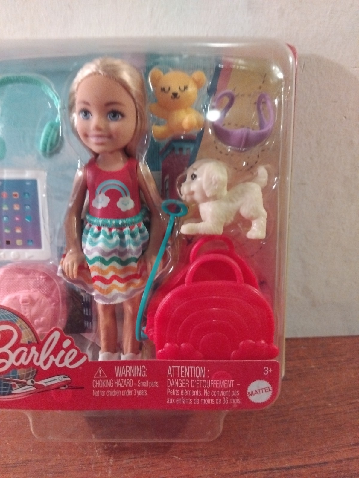 Barbie Travel Doll Playset & Accessories with Puppy