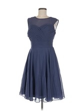 Azazie Women Blue Cocktail Dress 6