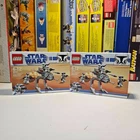 LEGO Star Wars 8014 Clone Walker Battle Pack 2 Sets, Sealed, Free shipping!