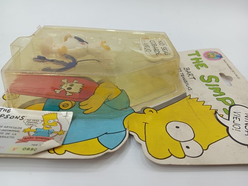 The Simpsons Bart Simpson Ninja White Playful Argentine Vintage Not Playmates - Picture 20 of 24