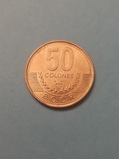 1997 🇨🇷 COSTA RICA 50 COLONES WORLD COIN KM# 231 LOW 15 MIL MINTED FREE SHIP 