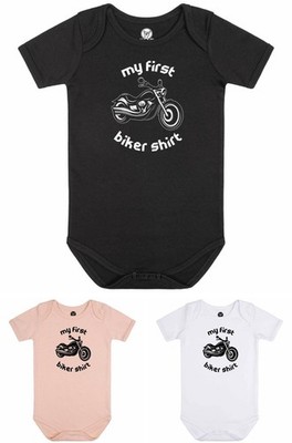 my first biker shirt - Baby Body neu (Metal Kids) Bio Baumwolle