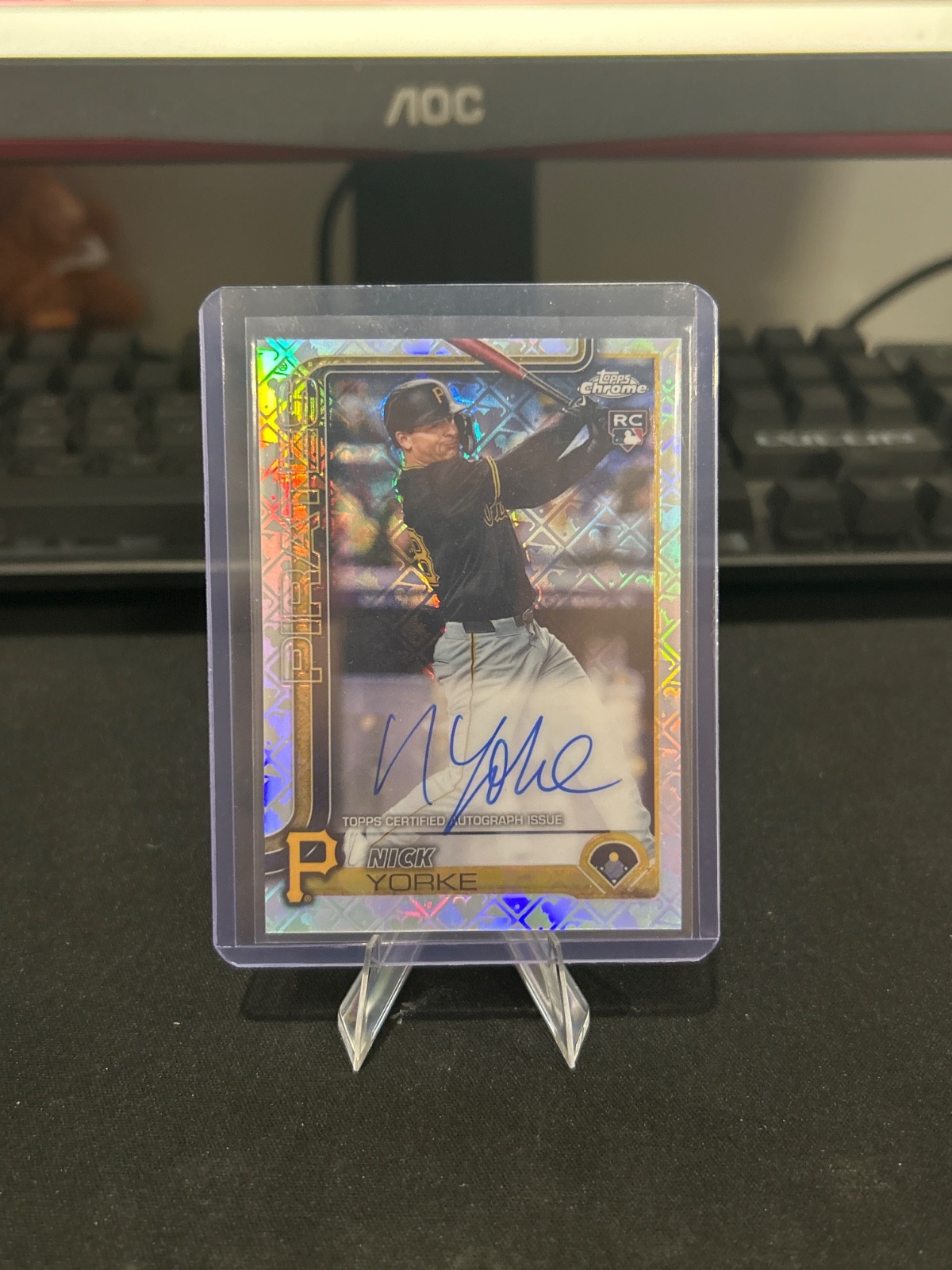 2025 Topps Chrome Logofractor Edition - Nick Yorke, Nick Yorke #36 (RC)