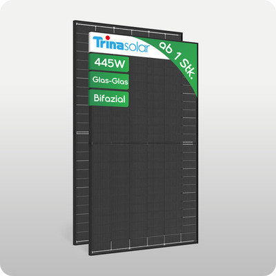 Solarpanel 445W Trina Vertex S+ Bifacial TSM-445NEG9RC.27 Glas-Glas