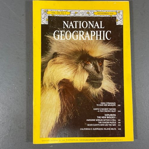Lot Of 13 National Geographic 1970's Magazines Vintage Paperback Various Months - Foto 18 di 24