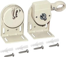 Coolaroo Sunshade Exterior Roller Shade Brackets Kit Replacement Beige NEW
