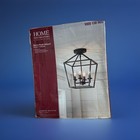 Home Decorators Collection-Weyburn 16.5 in. 4-Light Bronze Semi-Flush Mount