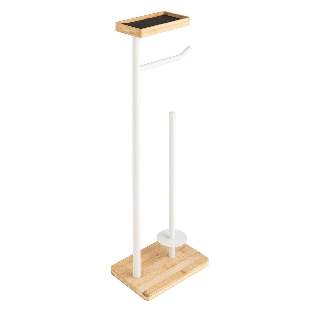 Dérouleur papier WC Filano en bambou 65cm pour en finir avec les murs percés