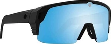 Spy Optic Monolith 5050 Sunglasses Matte Black Happy Boost Polar Ice Blue Mirror
