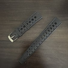 20mm NOS vintage rubber watch strap