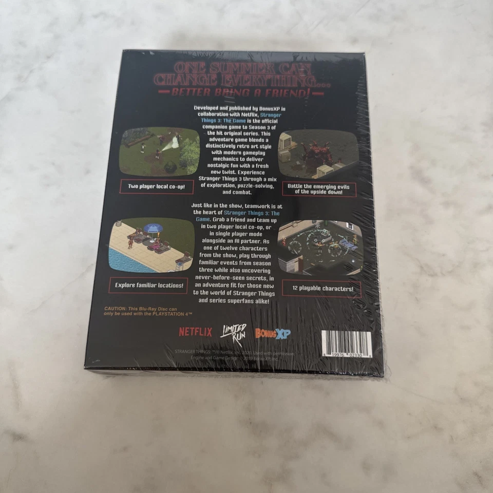 Stranger Things 3: The Game Collectors Series PlayStation 4 2020 New/Sealed - Image 2 of 2