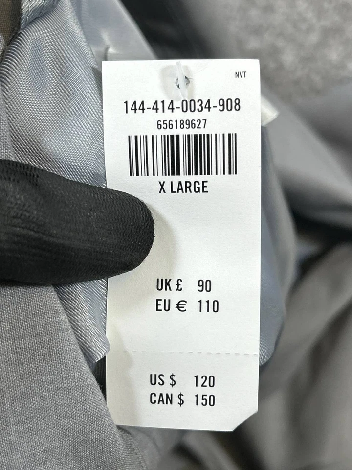 Abercrombie & Fitch Blazer Womens Xl Gray Sports Coat New - Image 4 of 4