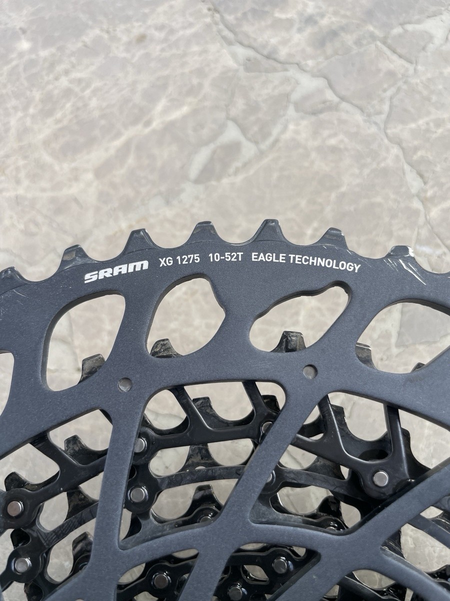 SRAM GX Eagle XG-1275 Cassette - 12-Speed, 10-52t, Black, For XD