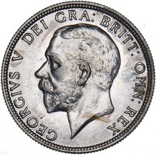 1930 Florin - George V British Silver Coin - Very Nice
