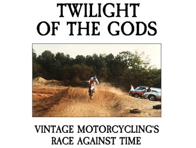NEW author-signed Vintage Motorcycle Motocross Dirt Bike Book (+ free sticker!)