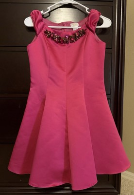 David Charles Gold Label Girls Pink Dress Size 12