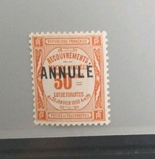 FRANCE Cours d'Instruction Taxe n° 47 CI1 neuf avec charnière Signé CALVES