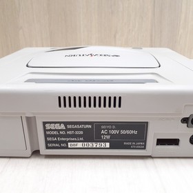 Sega Saturn Console Bundle with 3 Games & 2 Controllers V. Fighter Nights Japan