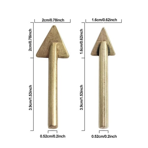 2Pcs/Set 80W Replacement Tips Brass Welding Tips Car Bumper Repair - Picture 2 of 12