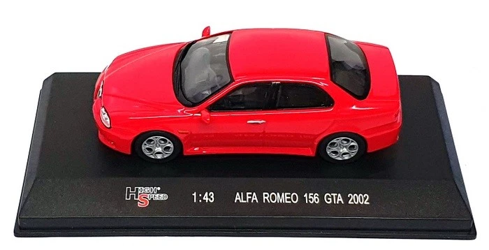High Speed 1/43 Scale 43KFB25S - 2002 Alfa Romeo 156 GTA - Red - Image 4 of 4