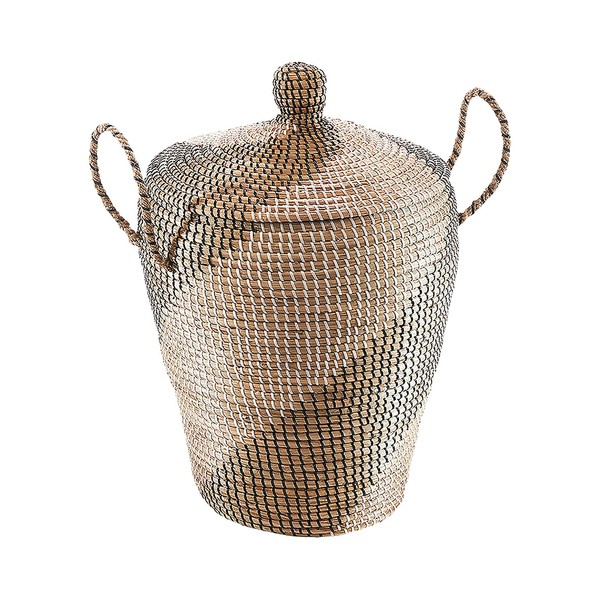 Schlangenkorb Aufbewahrungskorb WäSchekorb Orient Seegras Natur-Braun 45 X 60 Cm-image