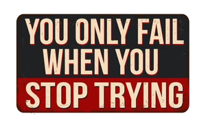 Fail Caution Funny Warning Danger Sign Self Adhesive Vinyl Sticker