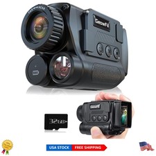 Compact 4K Night Vision Goggles with 984FT Range and 32GB Card - Take Anywhere 