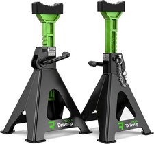 Jack Stands 3 Ton 6600 Lb Heavy Duty Steel Double Locking Set Of 2 Adjustable