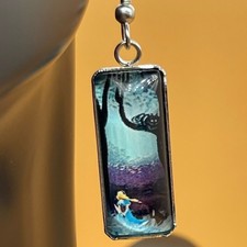 Alice and Cheshire Cat Earrings, NWOT, For Bundle Purchases Only