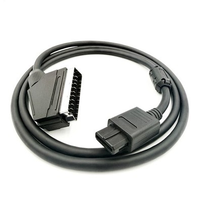 BITFUNX RGB Scartkabel f. SNES, N64 Nintendo 64 HQ SCART RGB AV CVBS Sync Retro