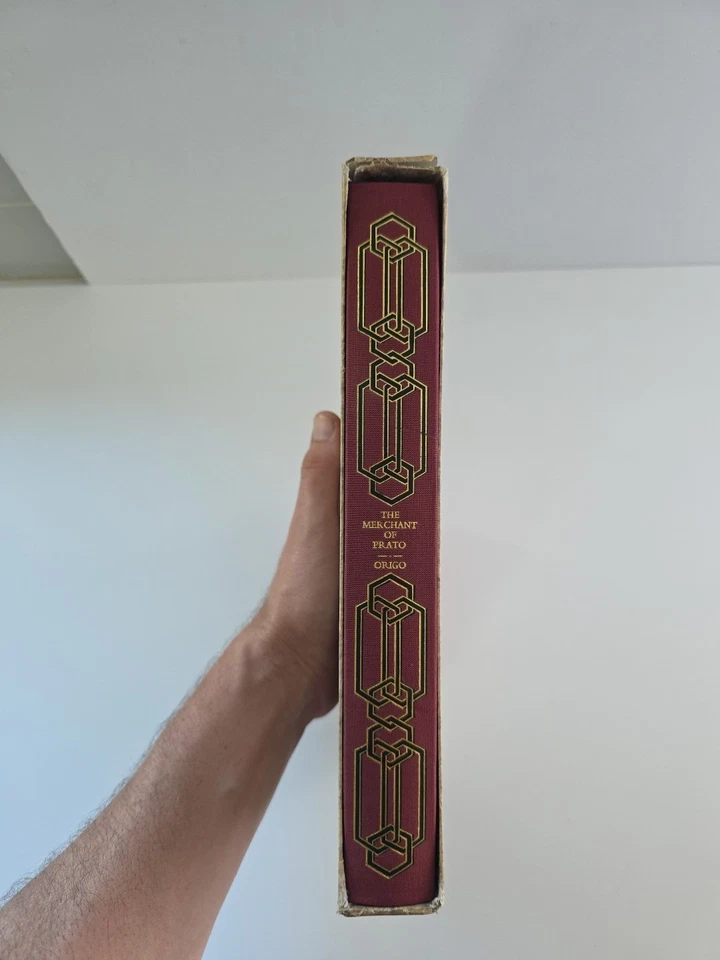 THE MERCHANT OF PRATO Iris Origo Folio Society 1984 Hardcover Cloth w/ slipcase Foto 4 de 4