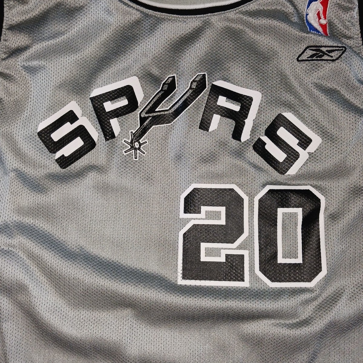 Reebok San Antonio Spurs Youth XL Jersey Manu Ginobili #20