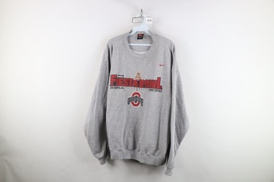 Vtg Nike Mens XL Travis Scott Swoosh Ohio State University Football Sweatshirt