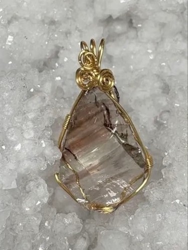 Andara Crystal Wire Wrapped Pendant Top