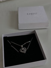 Silber Halskette von Christ, Herzenkette,
