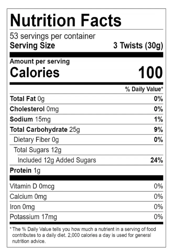 Red Vines Twists Original Chewy Candy, 3.5lbs Party Size Jar - Image 3 of 4