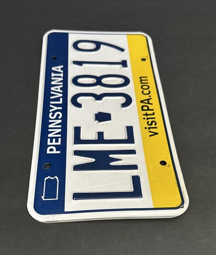 Pennsylvania License Plate — LME - 3819 VISIT PA.COM — Excellent Condition !! - Picture 14 of 21