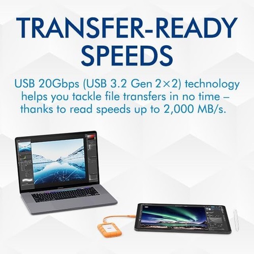 Rugged Mini external SSD 4TB, 40 Gb/s, 2.000 MB/s, compatible with PC / Mac / iP - Afbeelding 10 van 10