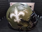 Saints Rashid Shaheed “STS” Autographed Authentic Full Size Helmet and Visor BAS