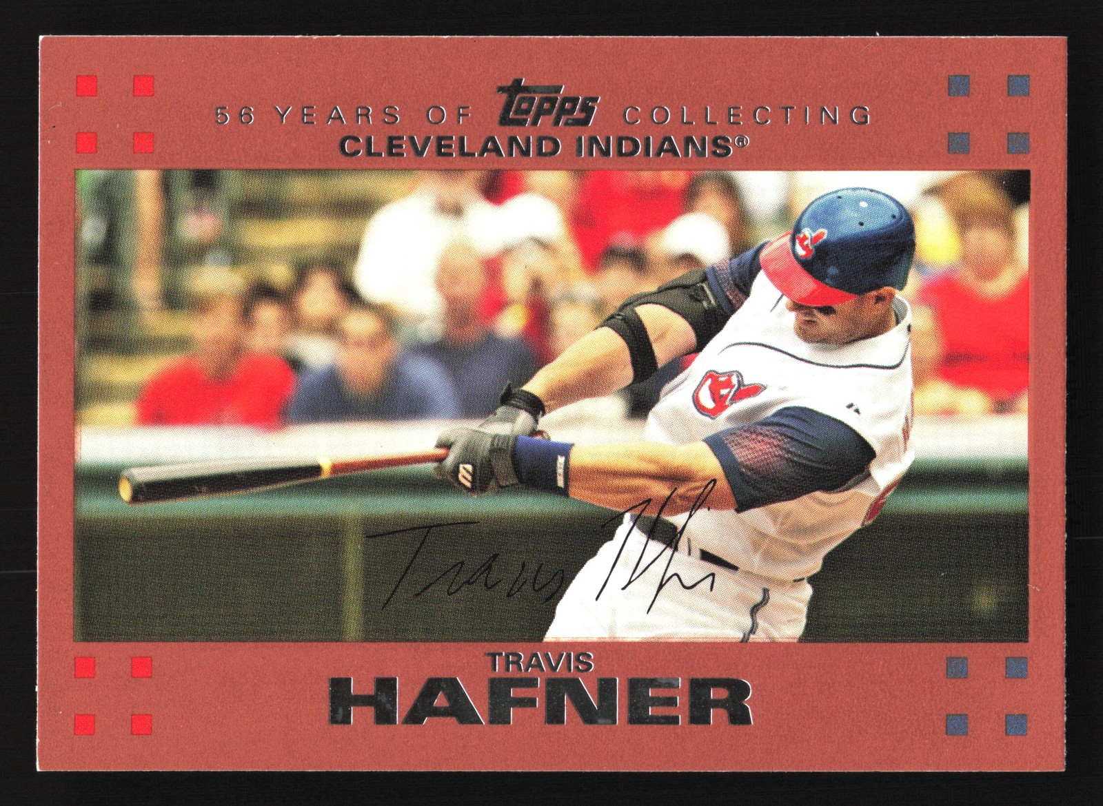 Travis Hafner Cleveland Indians 2007 Topps Copper #105 SN /56
