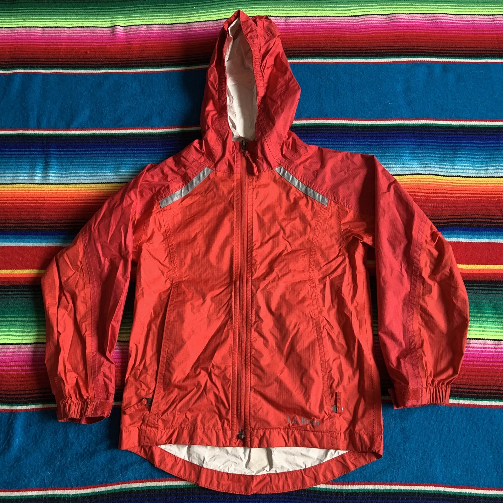 LL Bean Rain Jacket Youth Boys Medium Red Full Zip Windbreaker Outdoor Hiking
Opens in a new window 