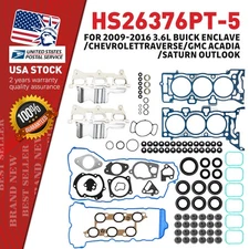 HS26376PT-5 Premium Head Gasket Set Fit For 2009-2010 Saturn Outlook 3.6L V6