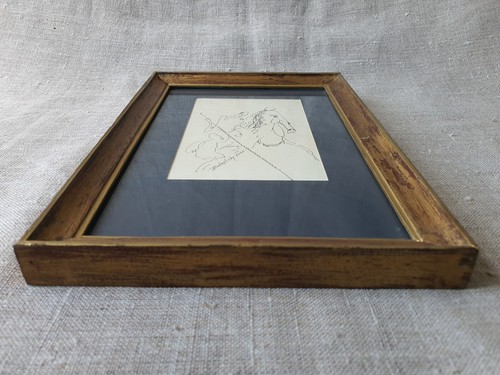 Artistic Black & White Graphics Handmade Ink Pen Frame. Abstraction, Fantasy - 第 7/11 張圖片