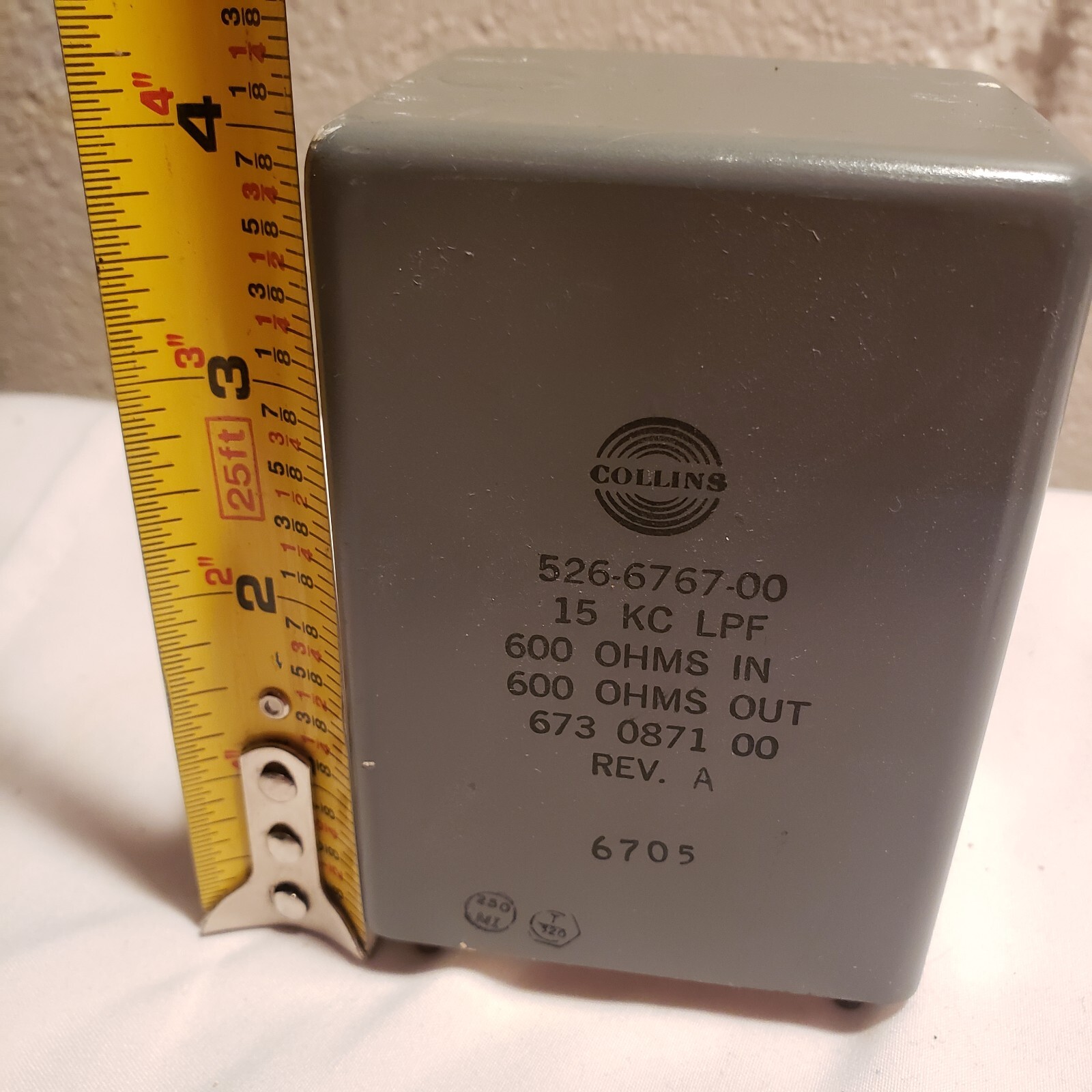 Collins Low Pass Filter 15 Kc 600 Ohm