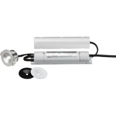 Knightsbridge 230V IP20 3W LED Notfall Einbauleuchte - Selbsttest - EMPOWERST