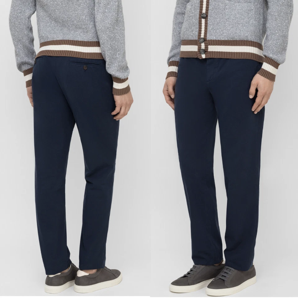 BRUNELLO CUCINELLI Italy Mens Luxury Cotton Trousers Hose Chino Pants New 52