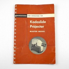 Kodak Kodaslide Projector Master Model - Instructions Manual - Original Booklet